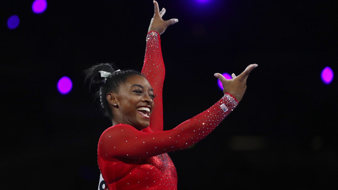 Another day, another record for Simone Biles